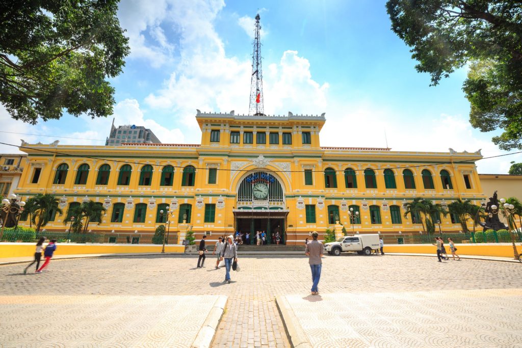 Ho Chi Minh : Sai Gon Post Office vietnam