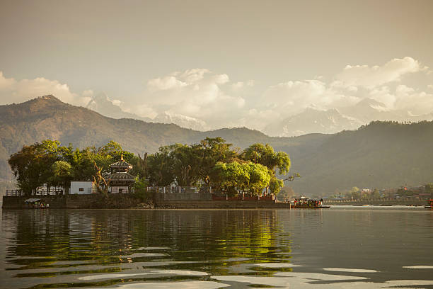 The famous temple of Taal Barahi, located in the center of the Phewa lake, Pokhara attracts numerous hindu devotees and travelers each day.